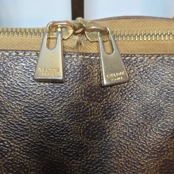 CELINE MACADAM TOTE IN BROWN - Picture 3 of 15